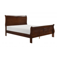 Mazin 2147 Queen Bed Brown Cherry
